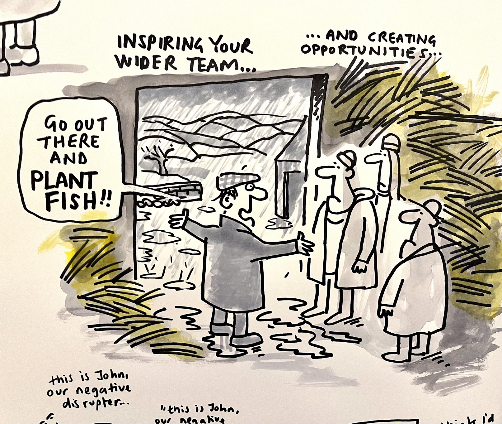 AgriLeader Forum 2023 cartoon about diversifying